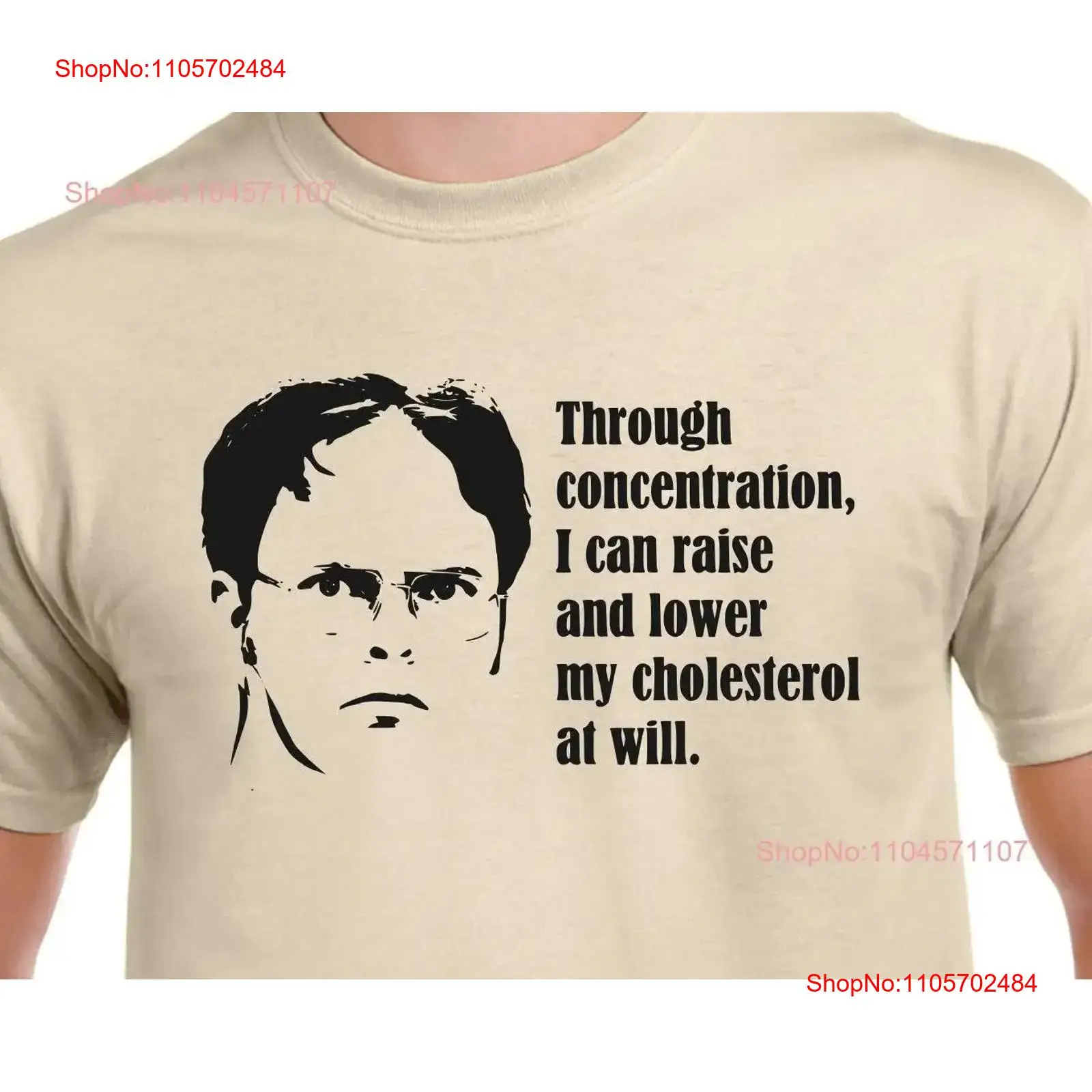 Vintage Fashion Quotes - 面白いドワイト・シュルートのコレステロール引用句Tシャツオフィステレビ番組ヴィンテージウォッシュドスタイリッシュなグラフィックデザイナー服ファッション多用途