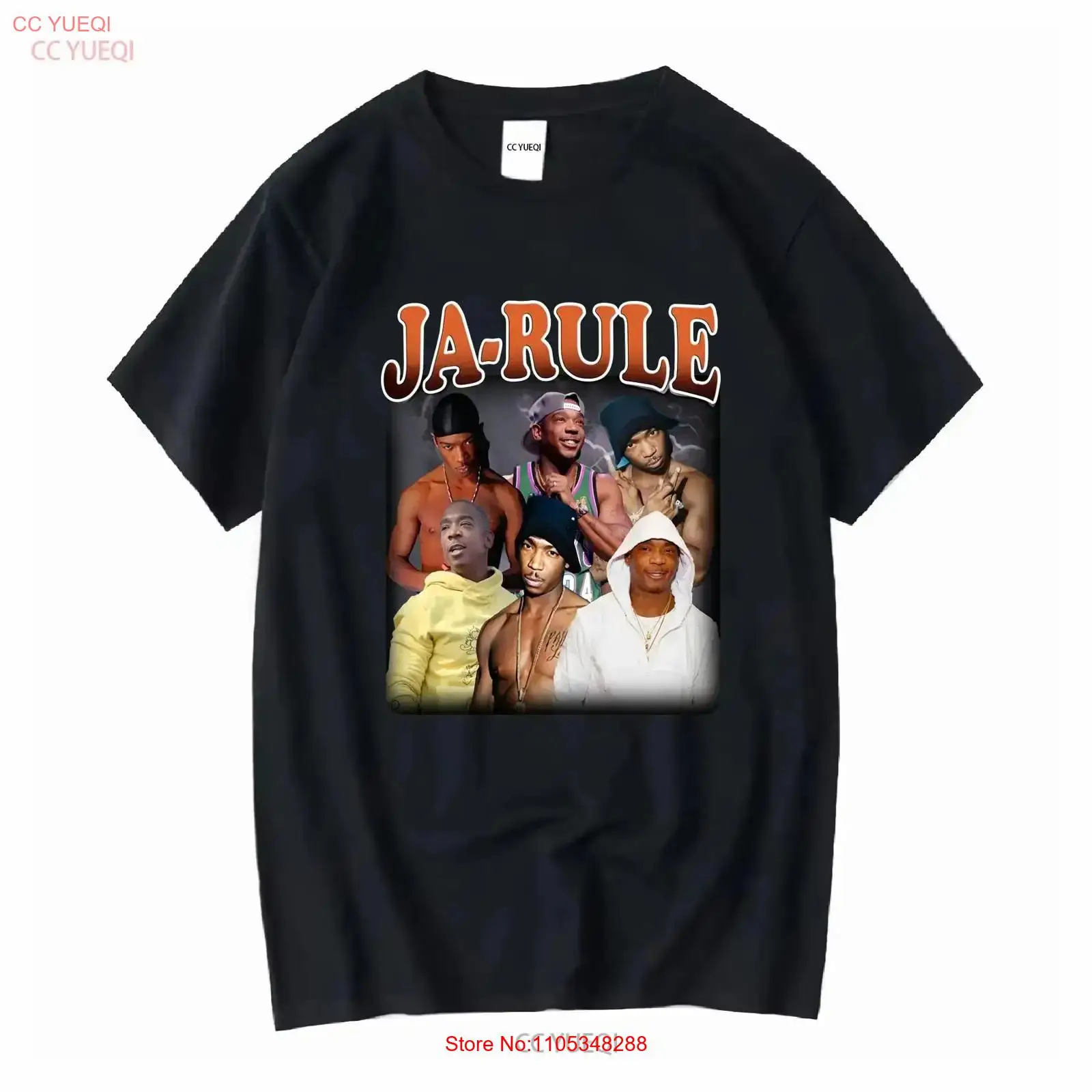 Vintage Fashion Jersey - JA RULE Tシャツ ヴィンテージ ウォッシュドグラフィック ソフトストリートウェア