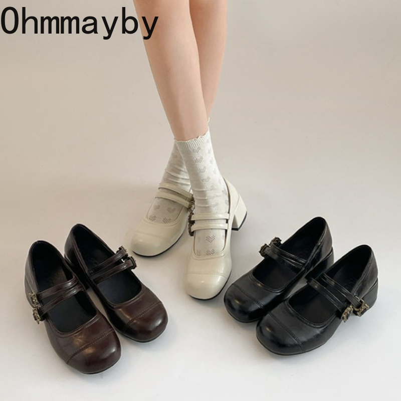 ヴィンテージ厚底メリージェーンシューズ ファッションメタルバ - Vintage Fashion Online のレビューと価格